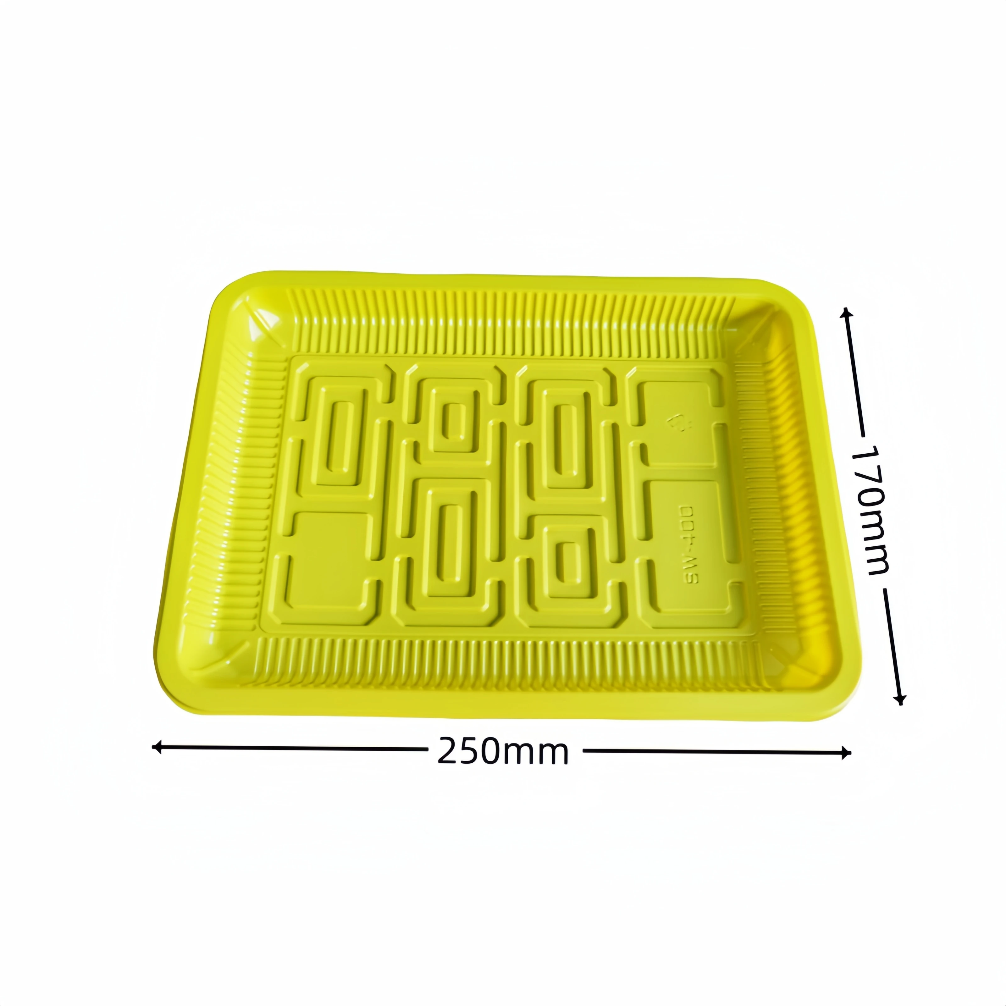 High-Temperature Microwave Oven Tray Blister Processed Plastic Container for Lunch Box Packaging Food Safe Oven Tray