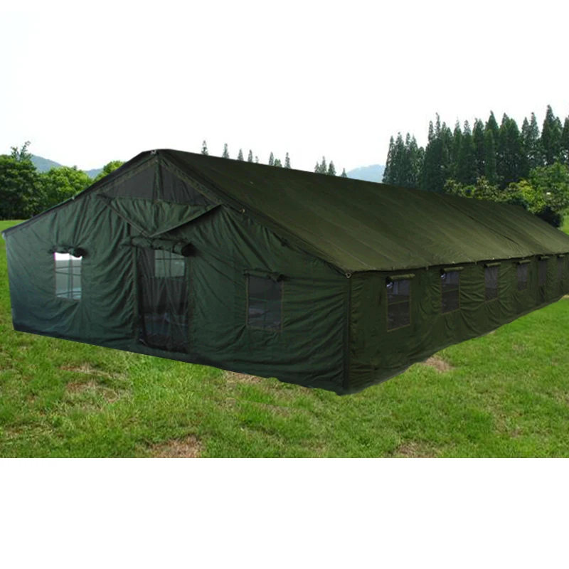 Aosener 50man 100man 50 people 100 people canvas summer large tent canvas supply tents 50 man