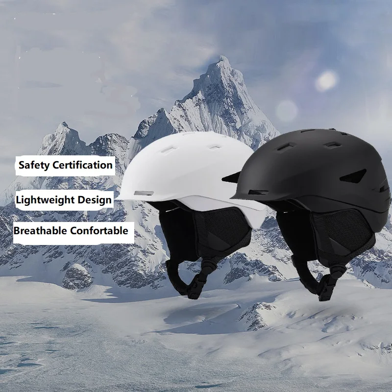 China Supply CE EN1077 certified fashion ski snow snowboard outdoor sports helmet ABS+PC shell snowboarding helmet