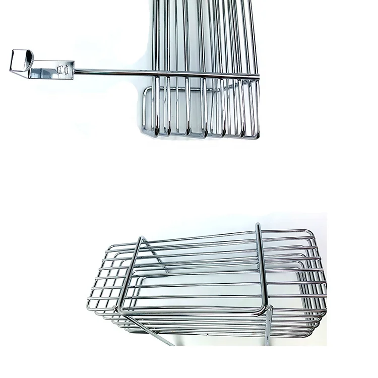 Metal Wire Basket Over The Cabinet Door Organizer Holder Grid Hanging  kitchen and bathroom Storage Baskets
