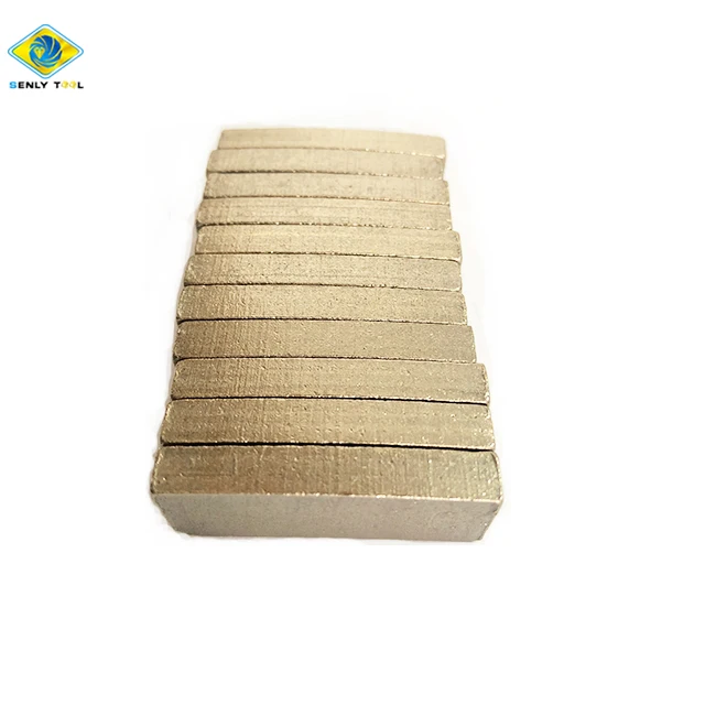 China manufacture best quality stone cutting machine diamond tip segment for lava stone cutter saw blade