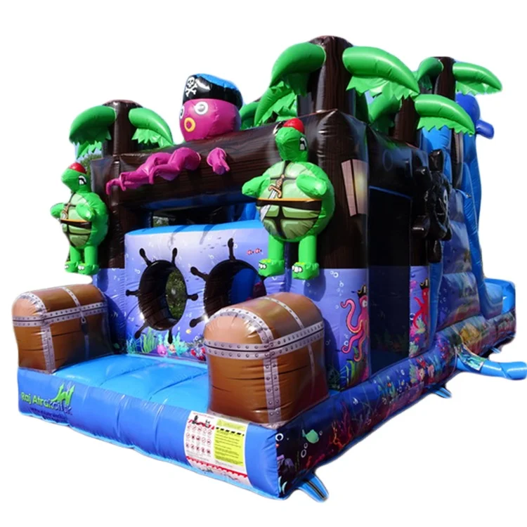 Outdoor 0.55mm Plato tarpaulin make inflatable obstacle course, inflatable racing games for games