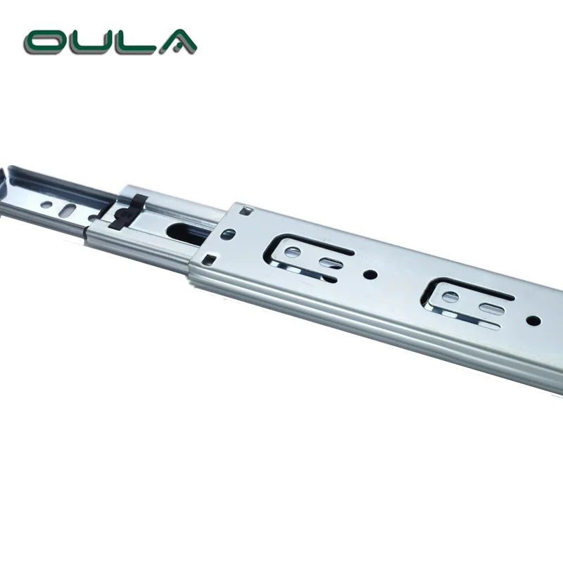 Оборудование для мебели из нержавеющей стали 3-х складные направляющие кухонные шкафы столы 45 мм шарикоподшипник ящиков аксессуары дома улицы