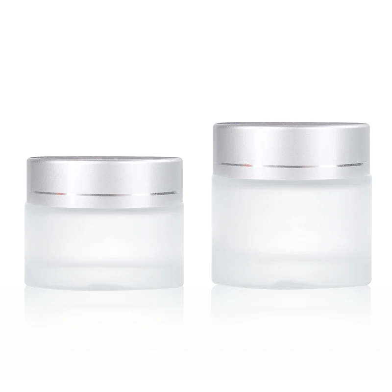 Manufacturer 5g 10g 15g  Frosted Glass Wide Mouth Capsule/Pill Bottle Pharmaceutical Glass Packaging