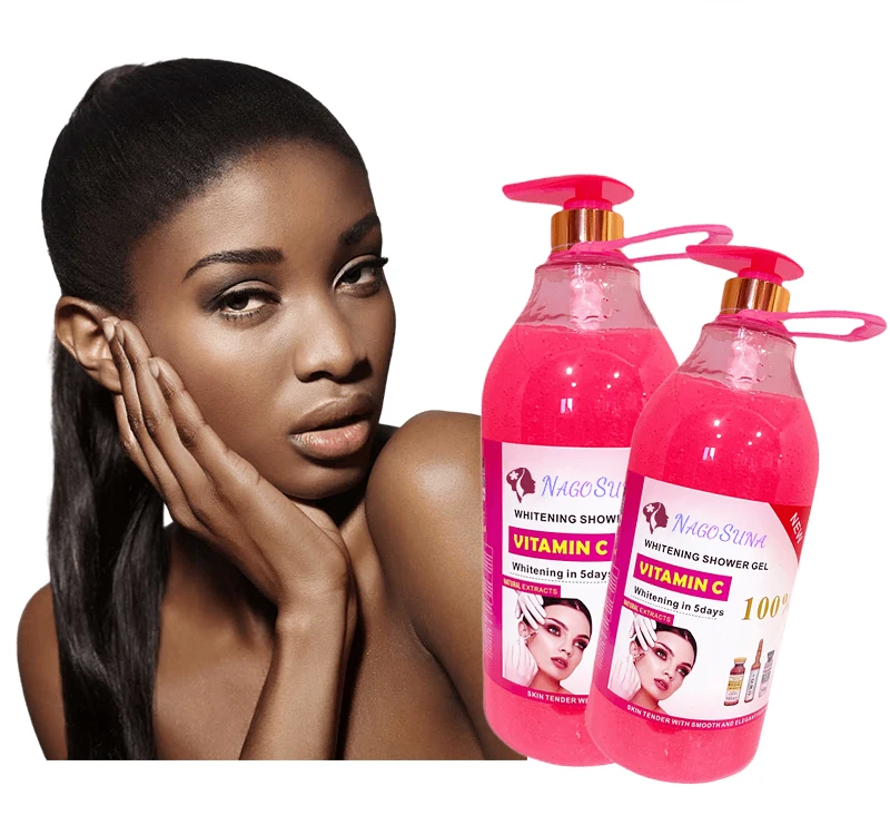 NAGOSUNA Cheap price carrot oil papaya hotel bath body shower gel perfumed whitening moisturizing vitamin c shower gel