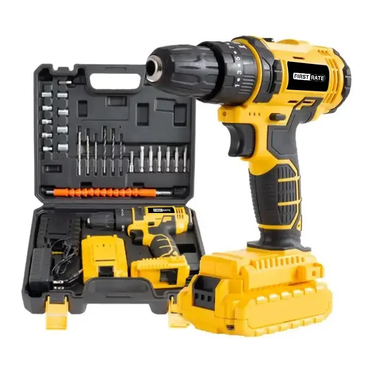 High Power Woodworking Power Tools 20V Li-Ion Battery Cordless Drill For Home Maintenance