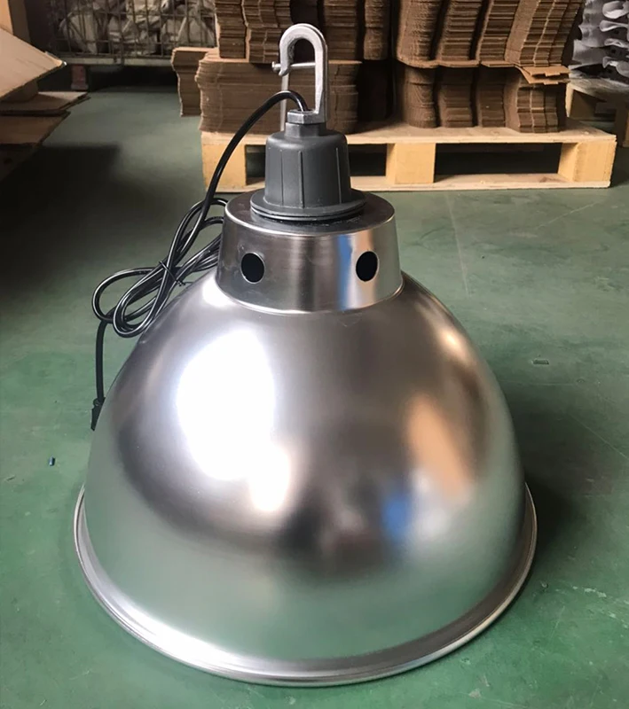 Высококачественный алюминиевый отражатель отражателя высокого отсека с E40 E27 держатель лампы для складских цехов световые фиксаторы абажуры