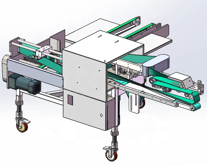 Latest hot selling high speed machinery high efficiency carton box collecting folder gluer