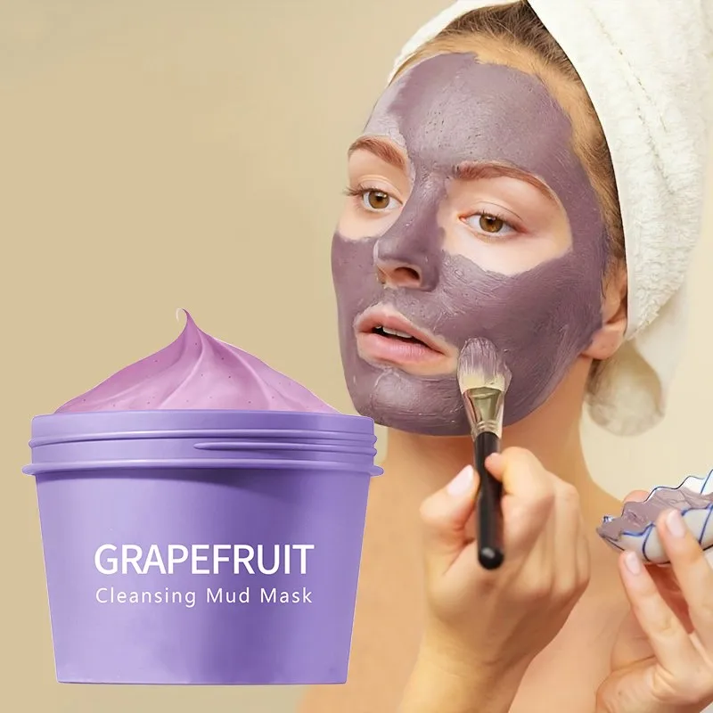 Private Label Face Skin Brightening Lighten Dark Spots Blackhead Removal Organic fruit dead sea mud mask korean clay mask