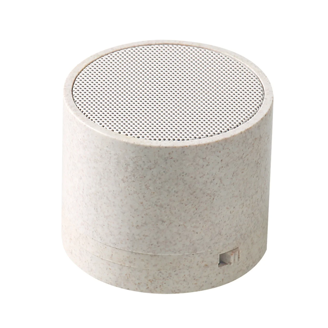 Gadgets new 3w wheat straw Soundbar Blue tooth Stereo Speaker Set Recycled eco-friendly Music mini Round gifts Wireless Speaker