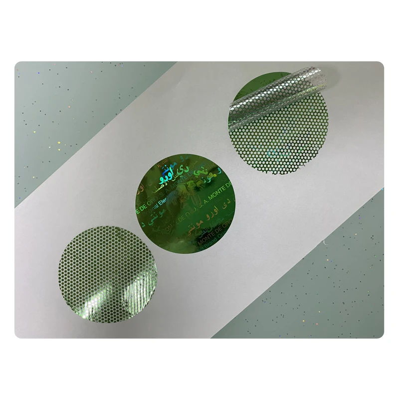 Hot Selling Round Overlays Hologram Stickers Colourful Labels With Manufacturer Price
