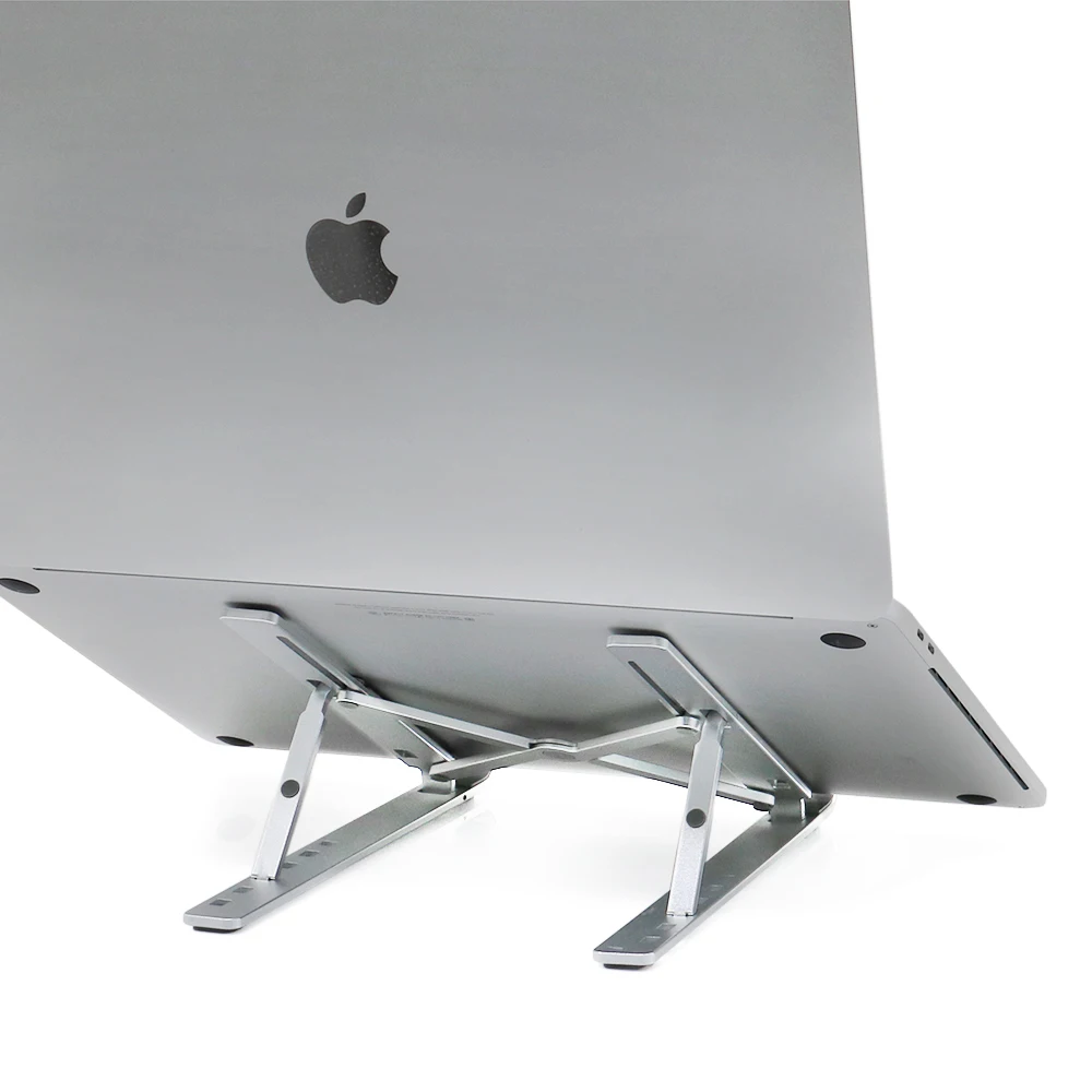 Портативный офисный стол для ноутбука, 6-углы регулируемый складной ноутбук в металлическом корпусе, рабочий стол, алюминиевый складной ноутбук подставка для стола
