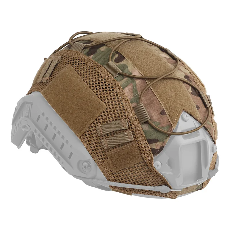 Hot-selling Nylon mesh Outdoor Light Weight FAST Helmet Cover Tactical Nylon Mesh Training Camouflage for Fast Helmets