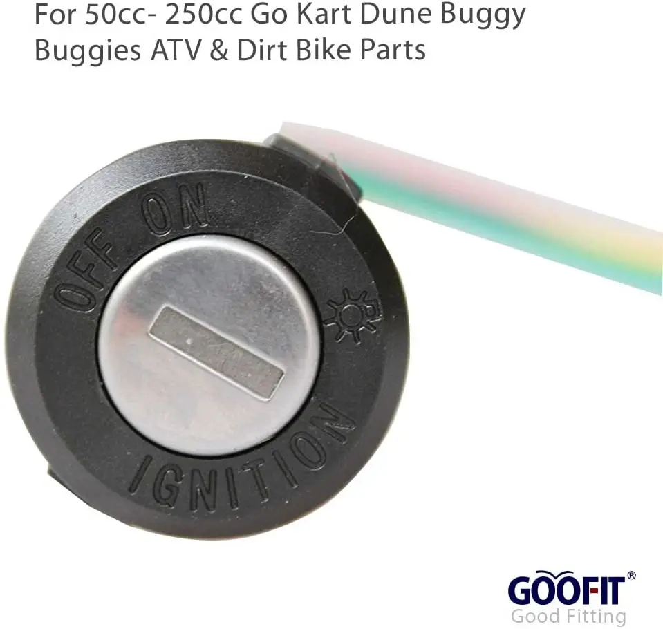  GOOFIT 3 провода зажигания клавишами запасная для мотоциклов Dirtbike ATV Quad Go