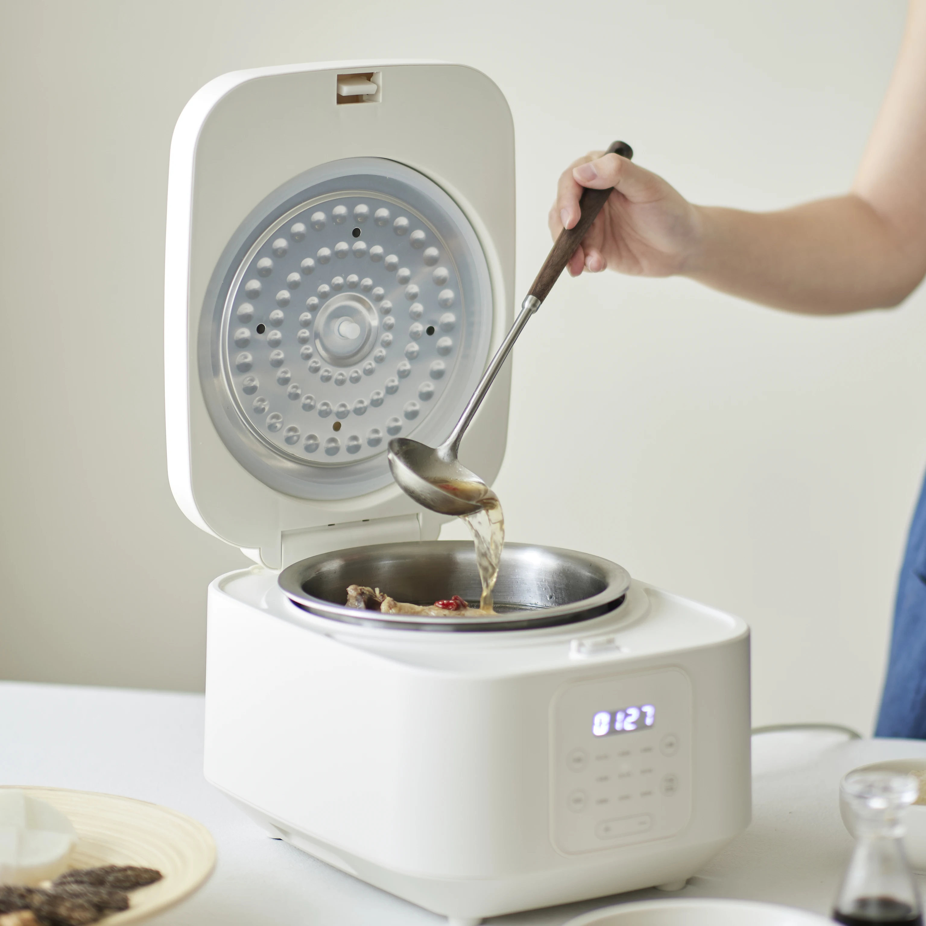 Factory Direct Rice Cooker Multi-function Soup Stew & Rice Cooker Stainless Steel Liner Pot for Low-sugar Steamed Rice