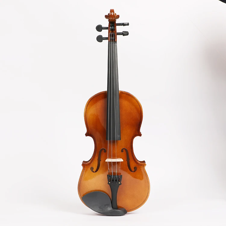 Cheap In Stock String Music Instruments Linden Plywood Matte Violin