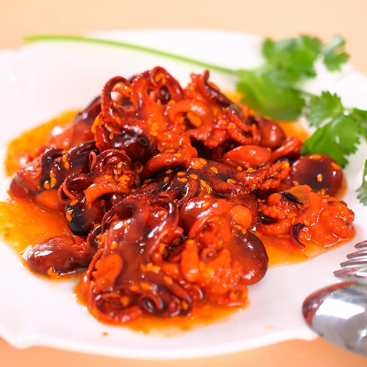 Latest delicious frozen seasoned baby octopus supplier