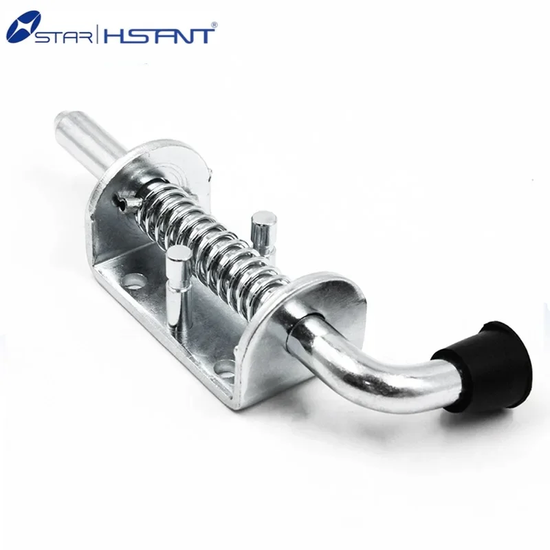 Steel Pin Hinge Truck Trailer Heavy Duty Side Stainless Spring Hinge Loaded Bolts Latch Lock Concealed Hinge