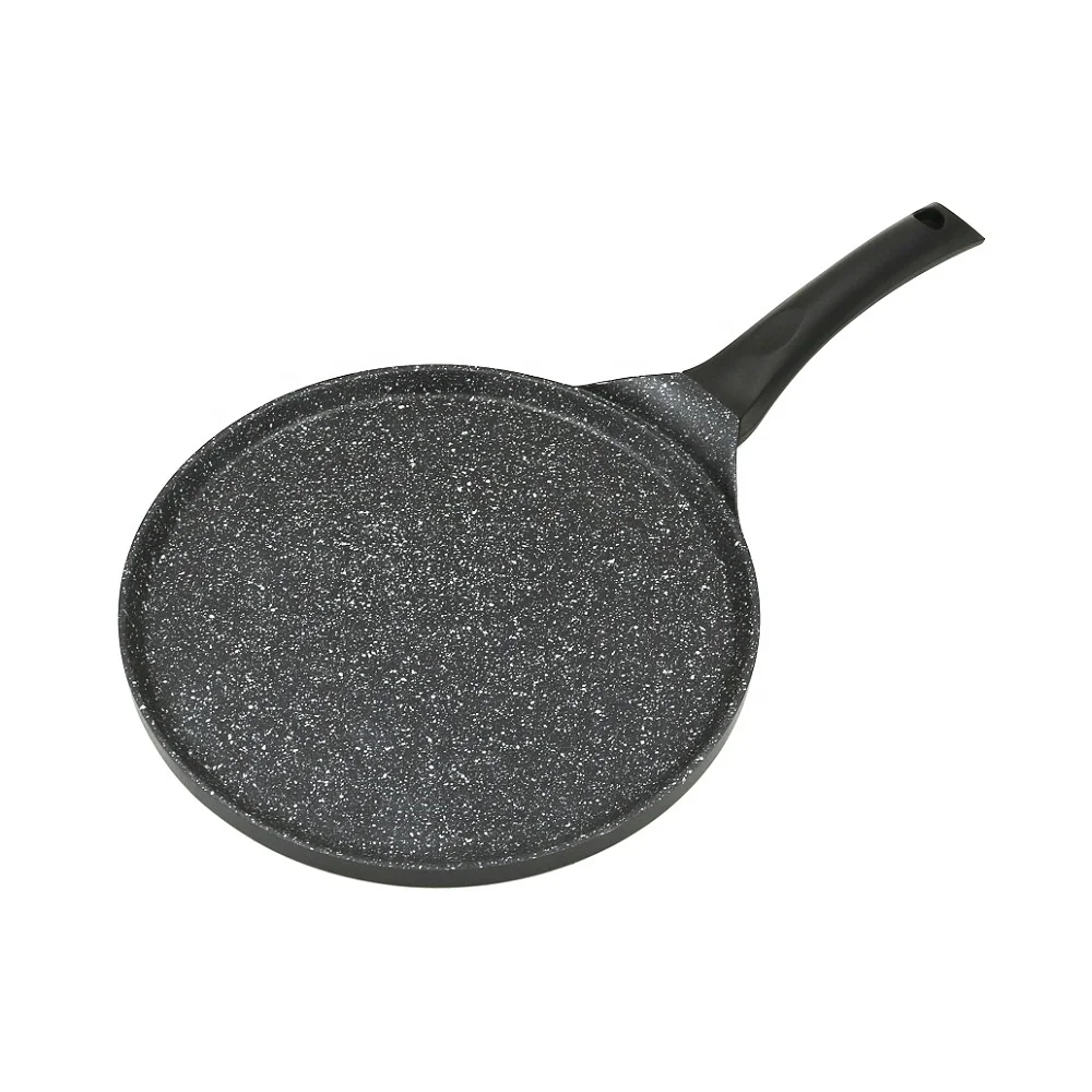 7-Smiley-Face 26 см круглая сковорода для жарки блинов, газовая плита, алюминиевая сковорода для жарки яиц с силиконовой ручкой