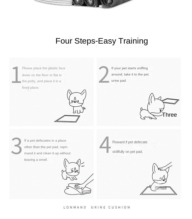 Wholesale Disposable Dog Training Diapers Deodorant Thickened Absorbent Paper Pee Pads Outdoor Use