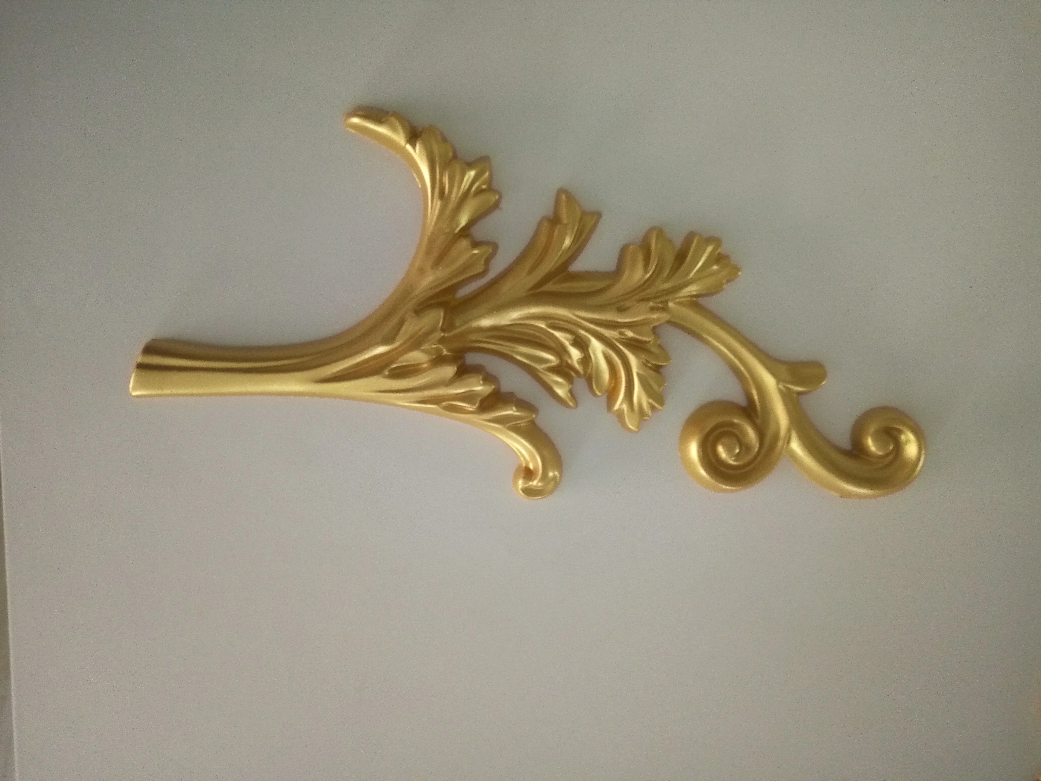 
High density polyurethane PU foam decorative onlays decorative veneer accessory manufactory 