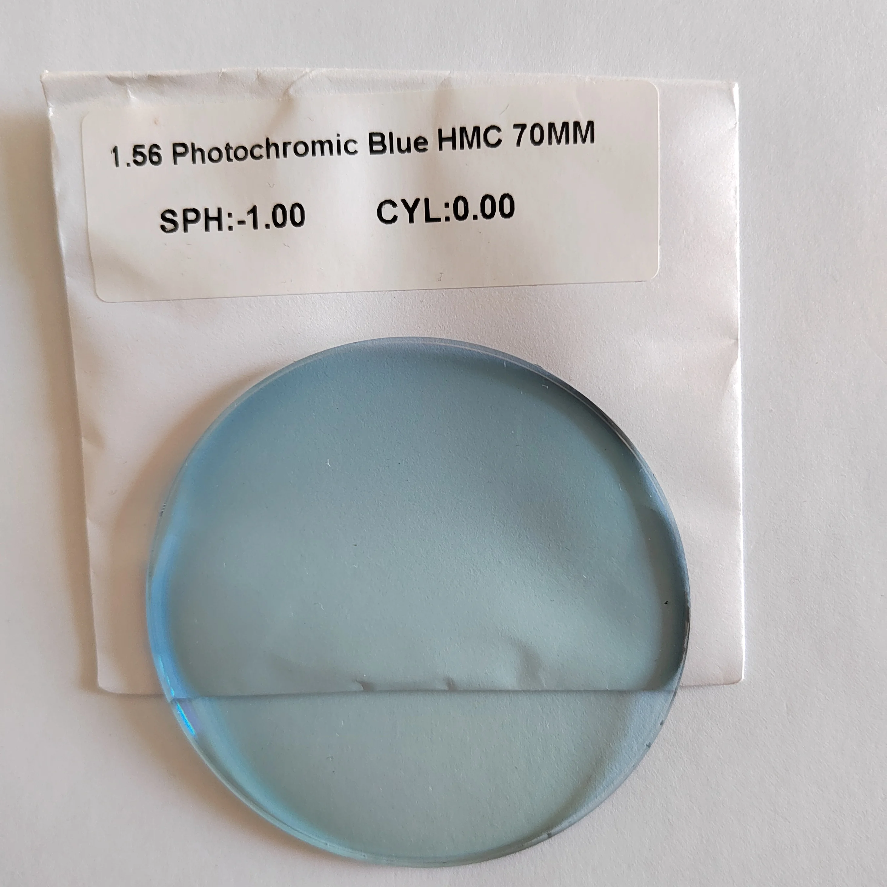 beautiful products colorful lenses 1.56 hmc photochromic optical lenses