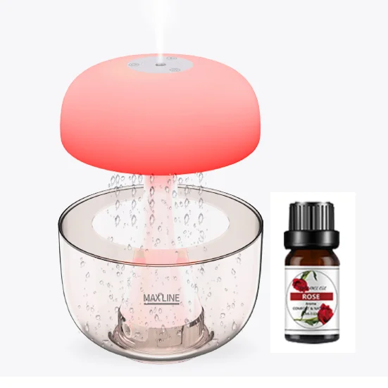 Home white noise sleep aid device rain cloud jellyfish night lamp for bedroom humidifier night light baby usb air humidifier