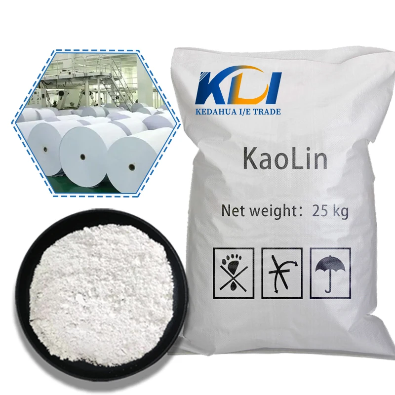 Hot selling high quality kaolin poudre papier chinese clay kaolin white kaolin clay for cement