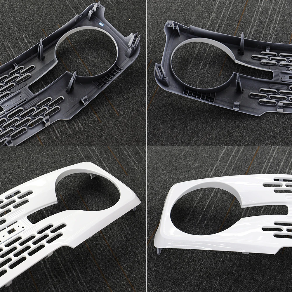 Atubeix White Front Bumper Grille Center Grille Fit for 2022 F-ord Bronco Raptor Car Accessories