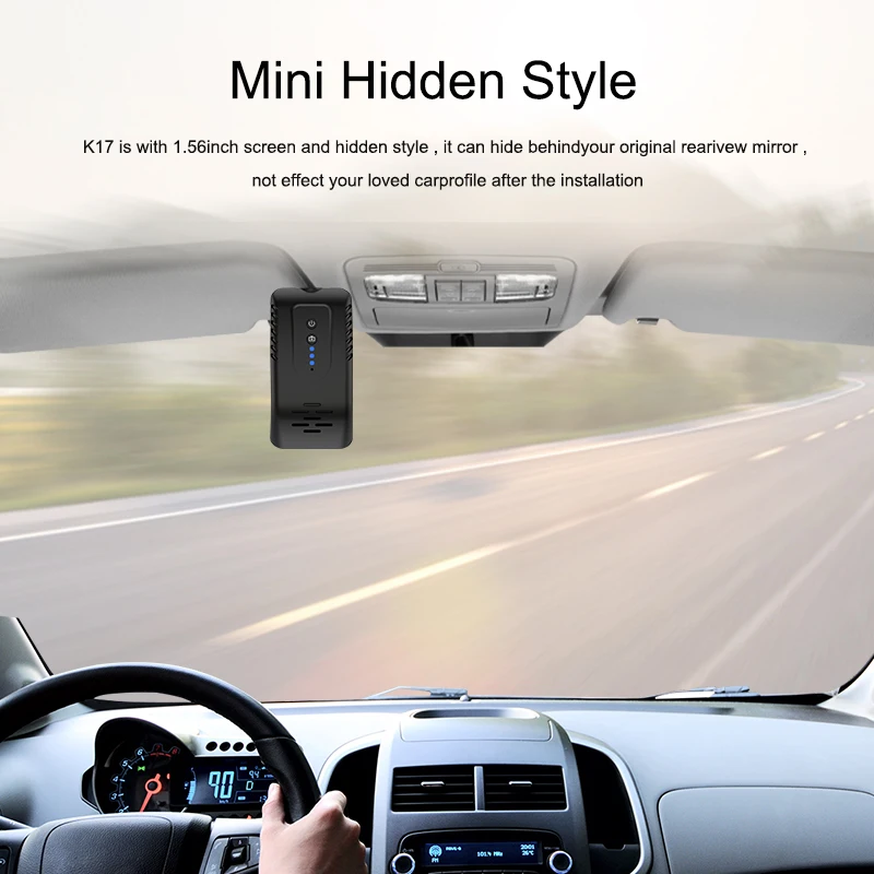 4G SIM Mini Cloud Dash Cam Dual Camera Screenless Car DVR GPS WiFi 1080p Resolution Front Rear Dual Lens App Live Car Dashcam