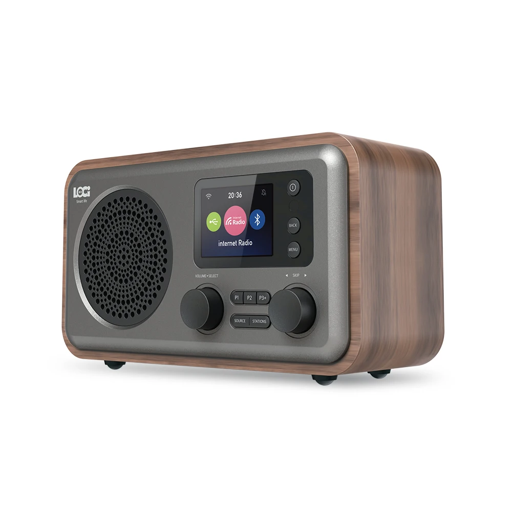 
IRD8 Wooden internet wifi radio with Bluetooth and usb playback 
