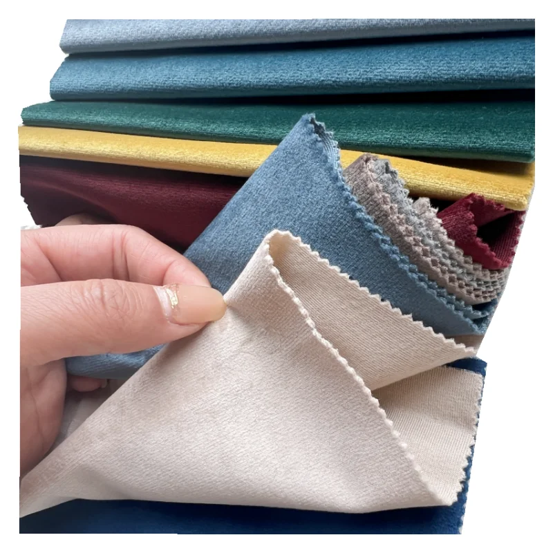 Factory Direct Sale Latest High Quality  holland velvet for sofa waterproof uganda sofa cover fabric
