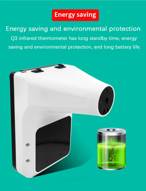 Wholesale Wall Mounted No Touch Automatic Digital Temperature Measuring Body Infrared Thermometer