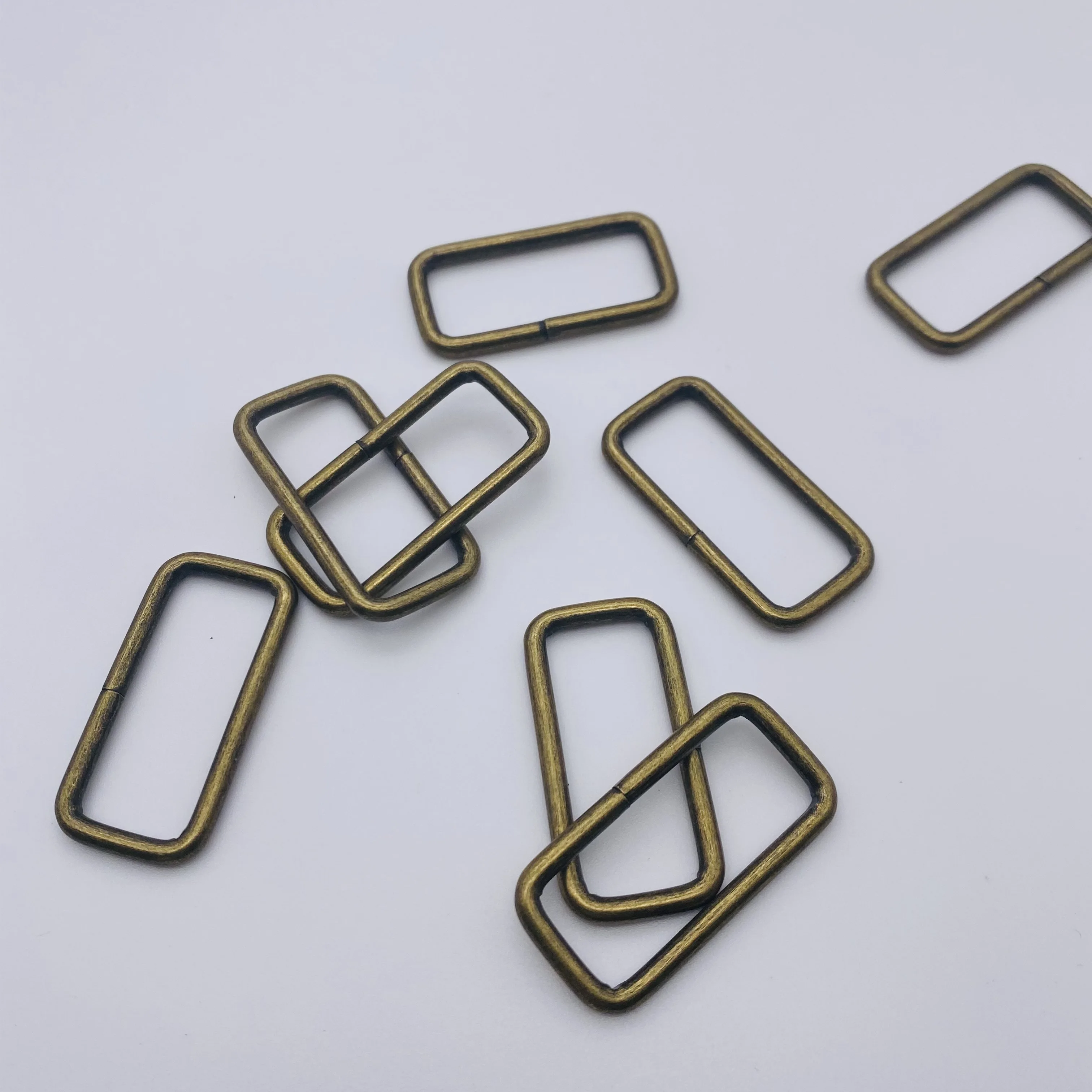 High quality hardware supplies accessories bag strap accessories handbag hardware iron square buckles