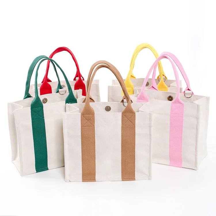 Best Selling Korean Shopping Tote Bag Canvas Hand Bag Cotton Canvas Tote Bag