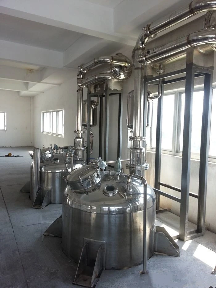 high efficiency Steam Distillation type 4000L per batch geranium rose essence oil plant for processing 1000kg raw material