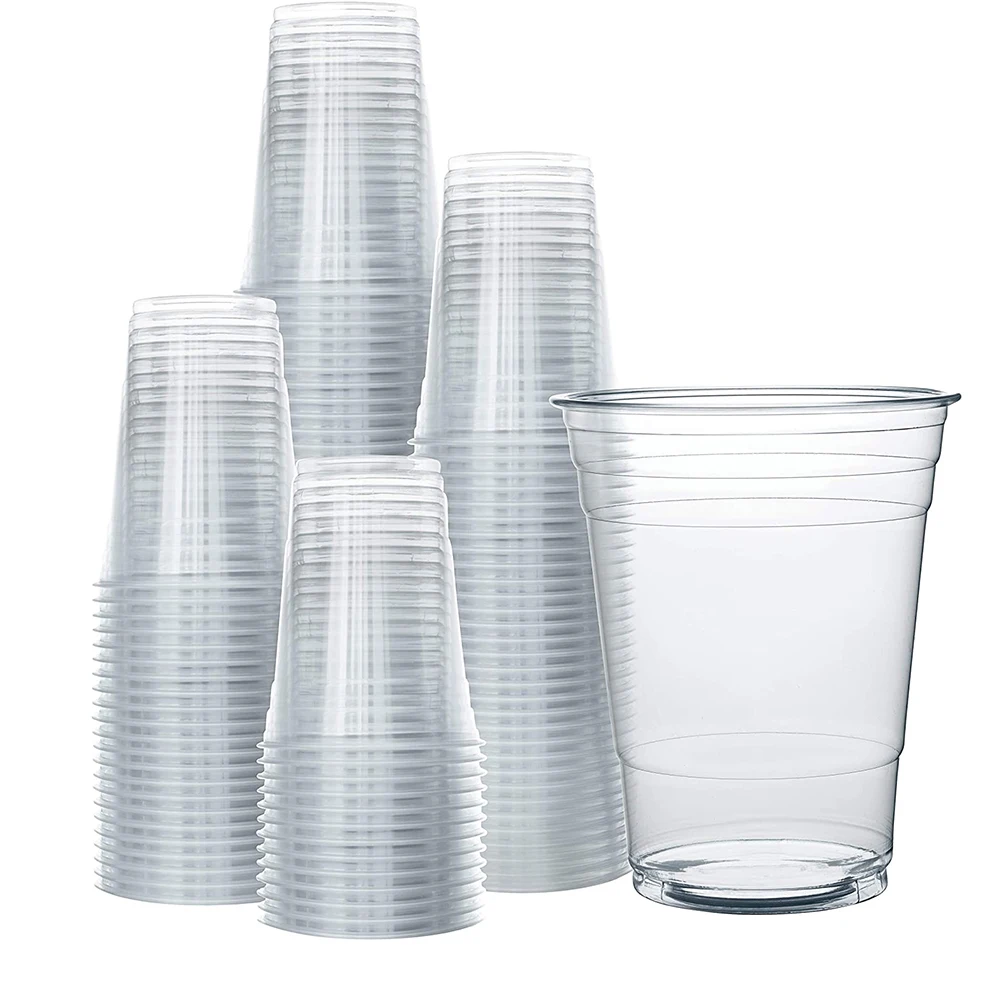 9 OZ Disposable PET Coffee Cups CustomPrinted Plastic PET Cups slush ice cups