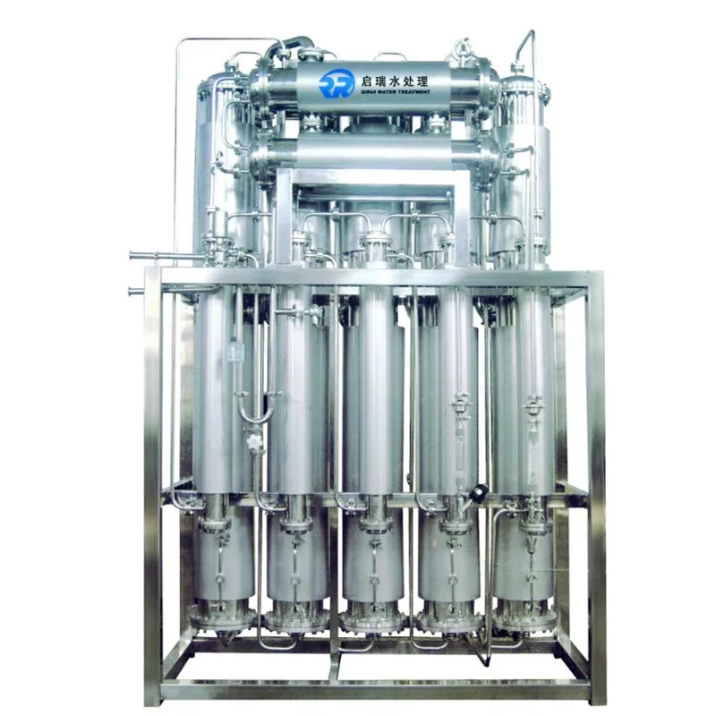 distillation unit Multi-Effect Tubular Water Distiller Automatic 0.1-8t /h Raw Water Treatment Equipment For Injection Water distiller kit
