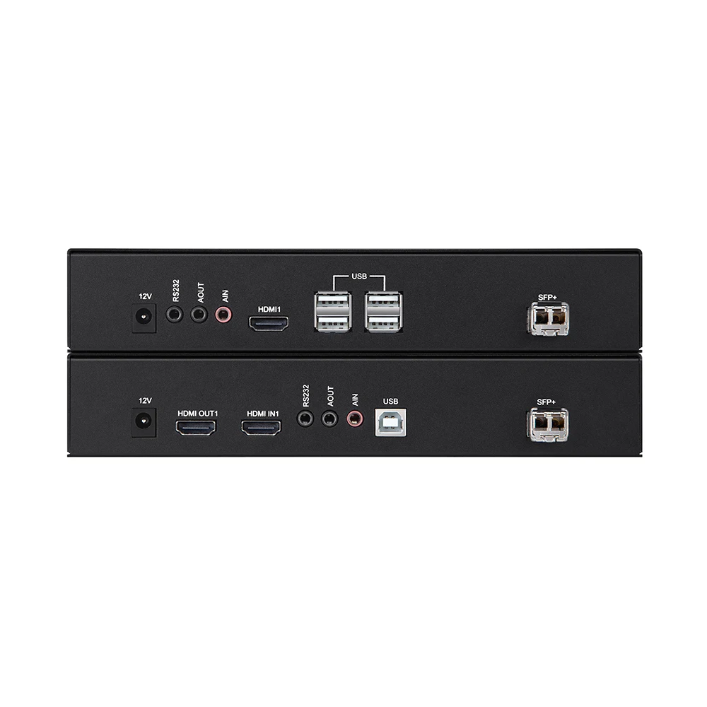 Fiber Optic 4K USB HDMI KVM Extender