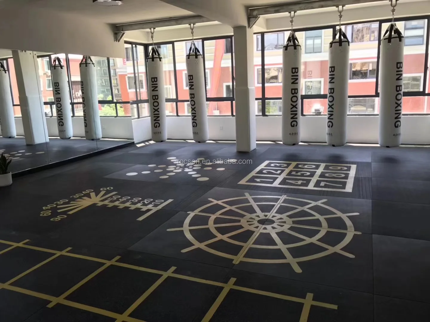 Свернутый спортивный тхэквондо боевой пазл пенный раскладной напольный коврик MMA bjj напольный татами для борьбы коврик