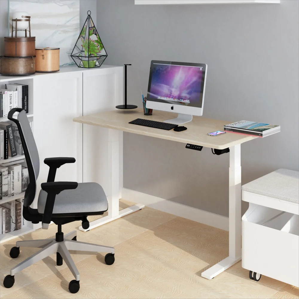New Design Modern Adjustable Sit to Stand Desk Rising Computer Desk Standing Desk for Office Furniture