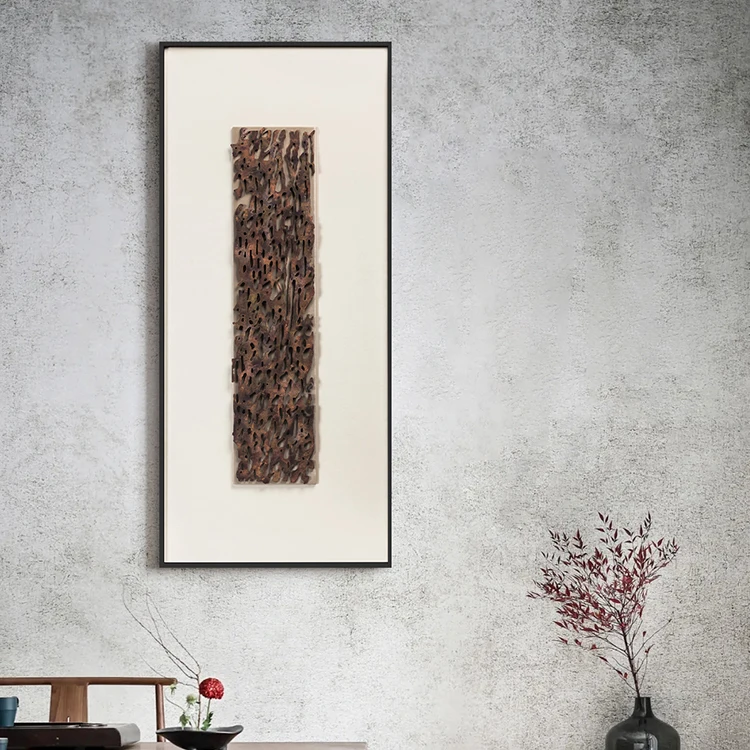 2021 New arrival Popular Solid Wood 3D hanging old fashion Artwork wooden wall art decoration