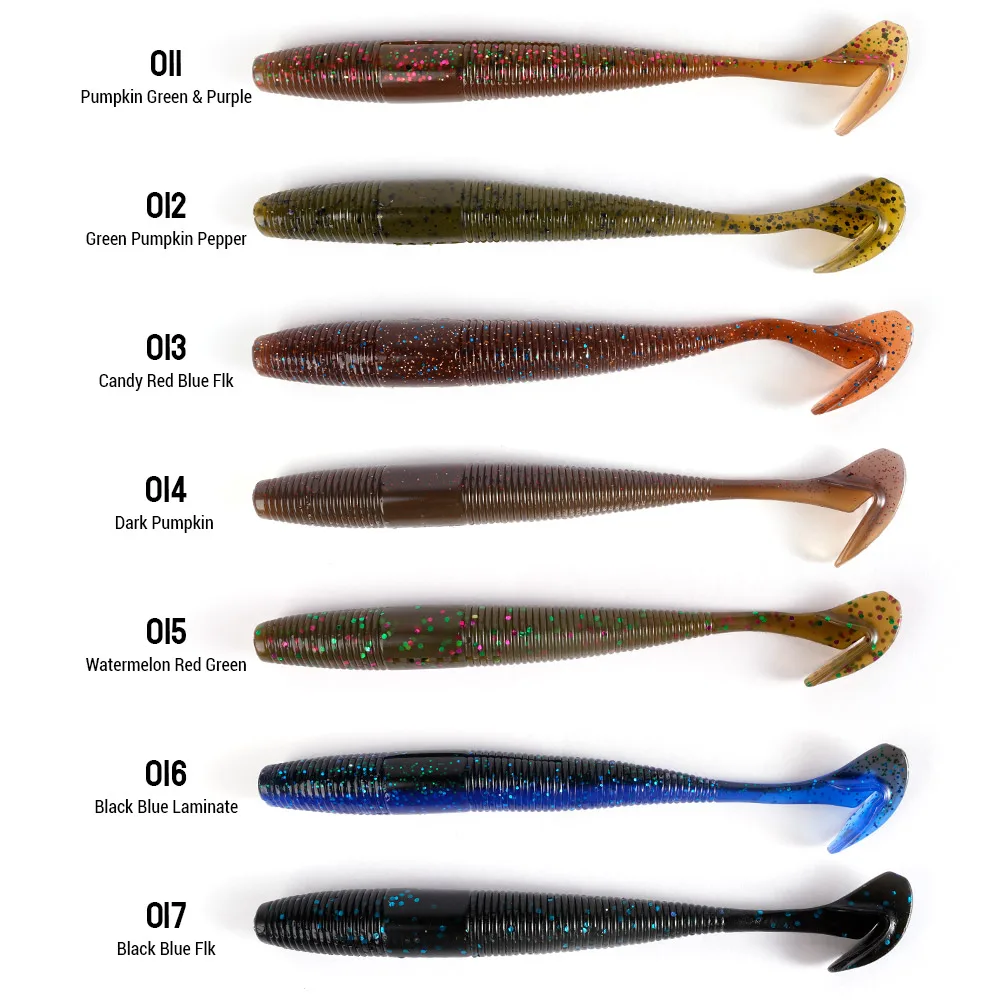 herofuns OEM speed worm 14cm 10.7g soft plastic lure fishing silicone worm twisting tail soft bait for Texas rig freshwater