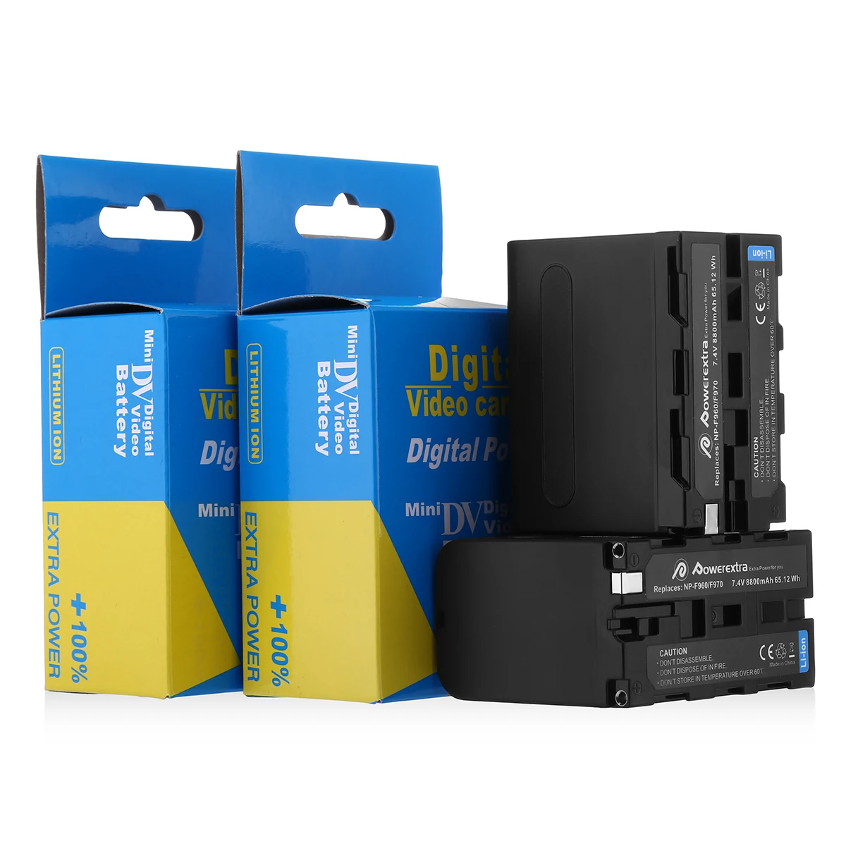 Upgraded Li-ion Rechargeable 7.4V 8800mAh Replacement Batteries For Sony NP-F970 NP-F930 NP-F950 NP-F960