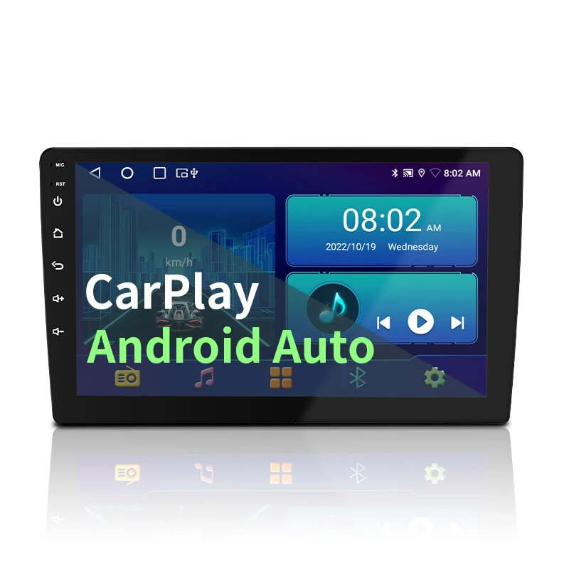 стерео-система на Android 10, с сенсорным IPS экраном 10 дюймов, GPS, Wi-Fi, BT, FM, AUX, типоразмер 2 Din, 1 + 32