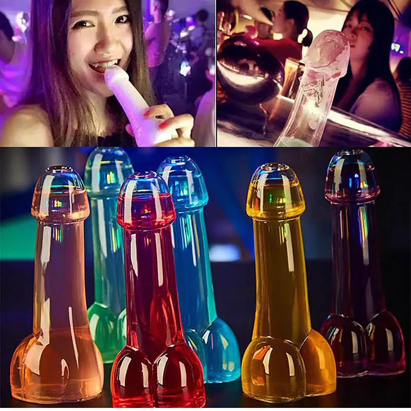 Penis wine glass