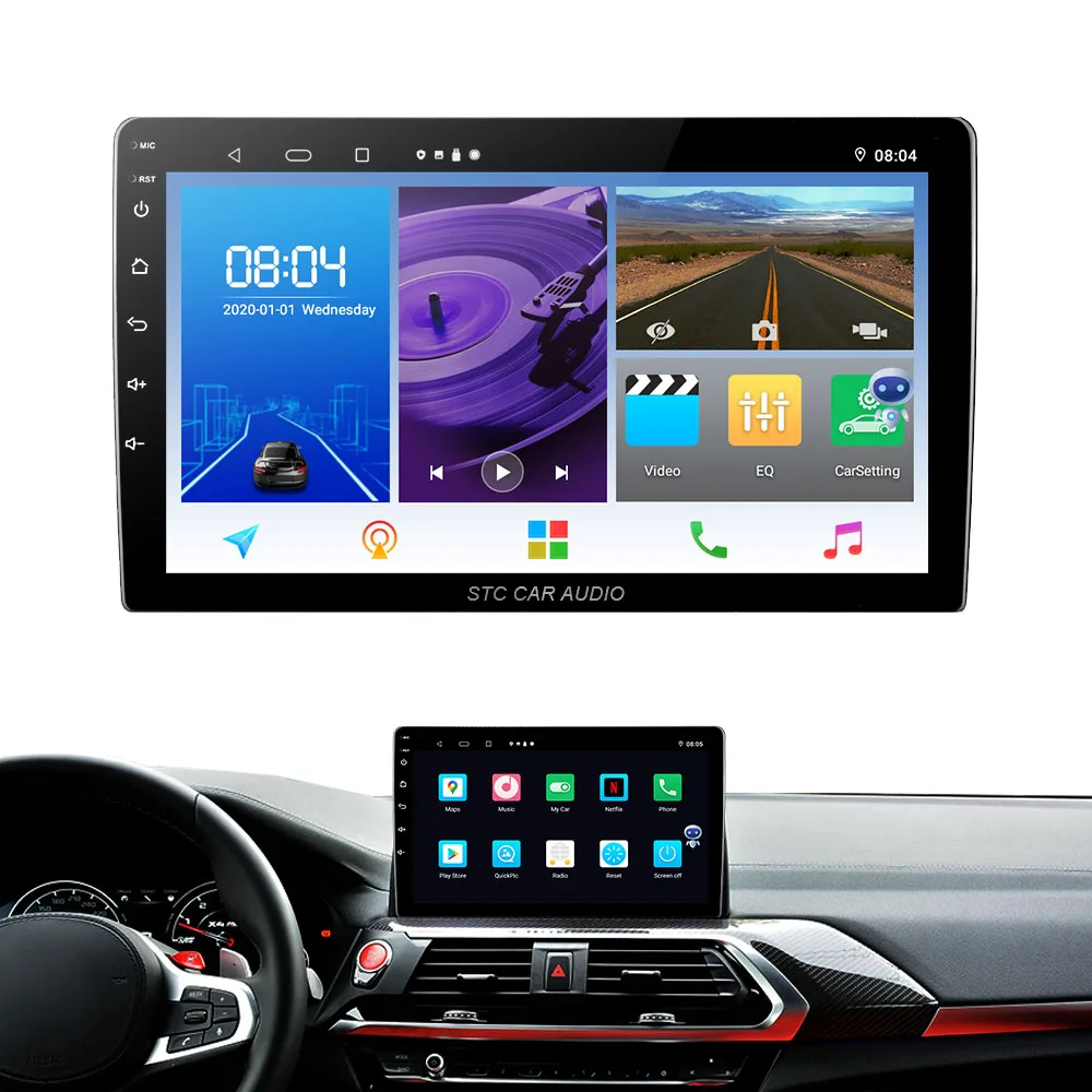 9 inch 2g ram 32g rom android 81 ips display carplay with knobs stereo car dvd player frame for toyota corolla