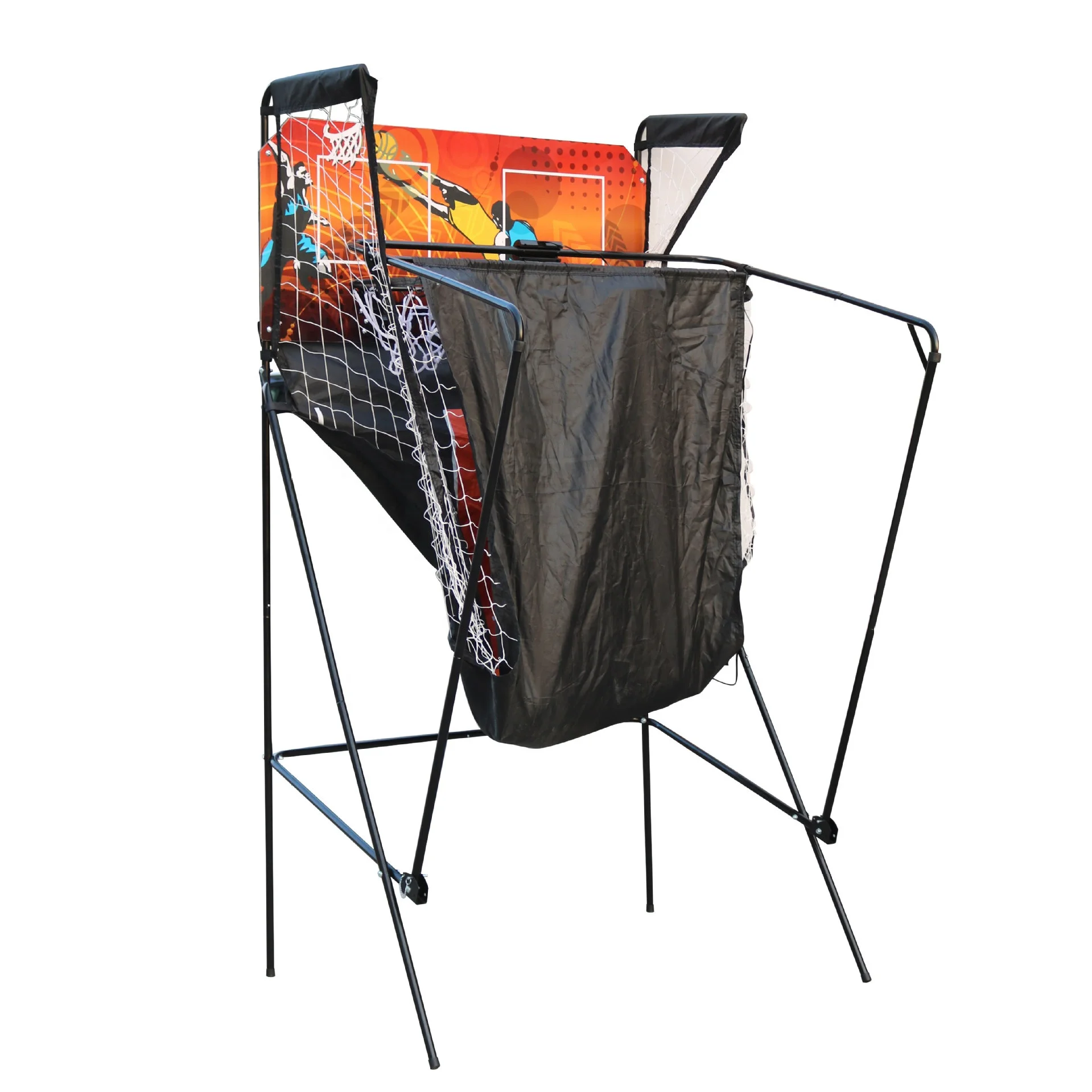 Automatic Scoring Folding Electronic Basketball Shooting Machine Factory Wholesale Court Equipment for Adults and Children