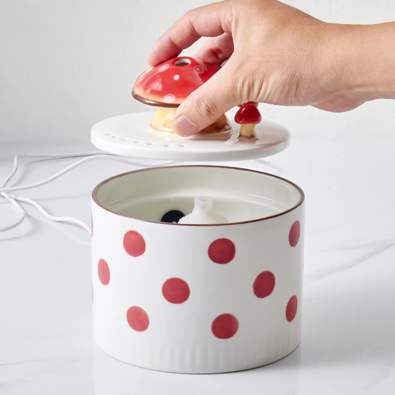 Automatic Pet Cat Water Fountain with USB, Dogs Mute Drinker Feeder Bowl, Drinking Dispenser Pet Drinker