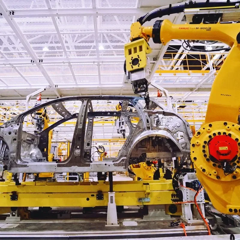 DUOYUAN Assembly Line Manual New Energy Automotive Plant Robot Welding Production